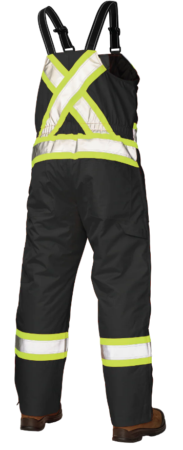 TOUGH DUCK POLY OXFORD INSULATED SAFETY BIB OVERALL -  S798