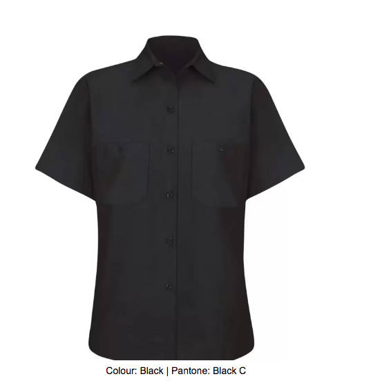 RED KAP® INDUSTRIAL SHORT SLEEVE LADIES' WORK SHIRT - SP23