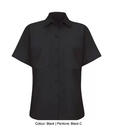 RED KAP® INDUSTRIAL SHORT SLEEVE LADIES' WORK SHIRT - SP23