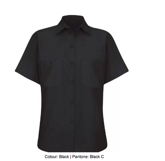 RED KAP® INDUSTRIAL SHORT SLEEVE LADIES' WORK SHIRT - SP23