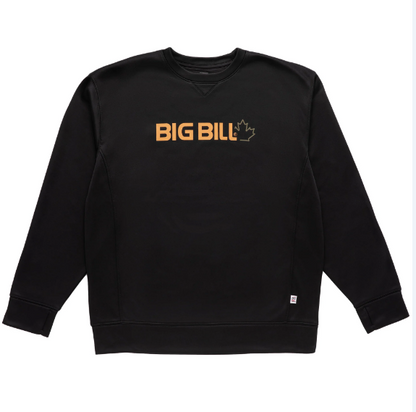 BIG BILL® Technical Fleece Crewneck with Graphic Logo - BBFL70
