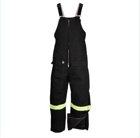 BIG BILL® Insulated Bib Overall with Reflective Material - Black - 903ART