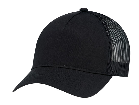 AJM International Polycotton / Polyester Mesh Cap - 5970L