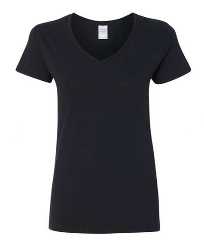 Gildan Women's Heavy Cotton™ V-Neck T-Shirt - 5V00L