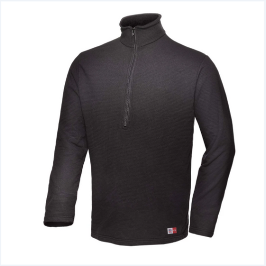 Big Bill® Flame Resistant Quarter-Zip Sweatshirt - Black - DW29PS11