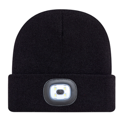 AJM International Acrylic Cuff Toque with LED Light - 9X539M