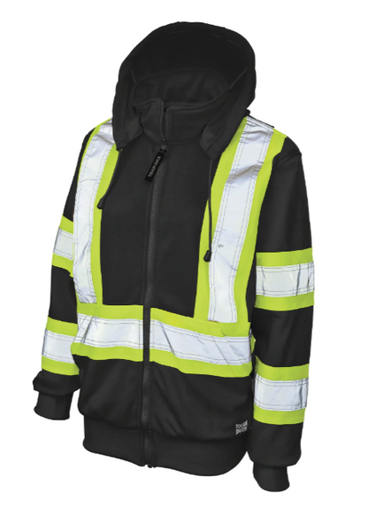 TOUGH DUCK WOMEN’S FLEECE SAFETY HOODIE - SJ42