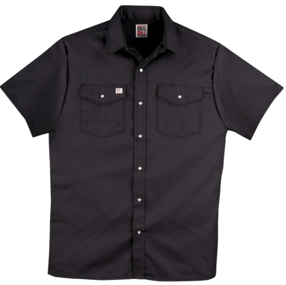 BIG BILL® Premium Short-Sleeve Snap Front Work Shirt - 237