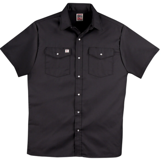 BIG BILL® Premium Short-Sleeve Snap Front Work Shirt - 237
