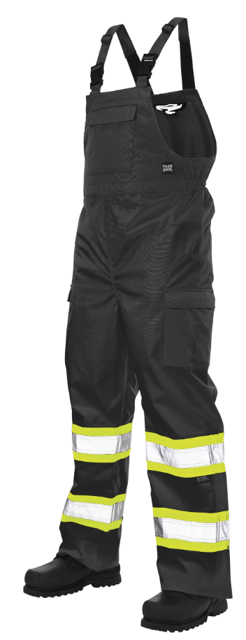 TOUGH DUCK RIPSTOP UNLINED SAFETY RAIN BIB OVERALL - SB04