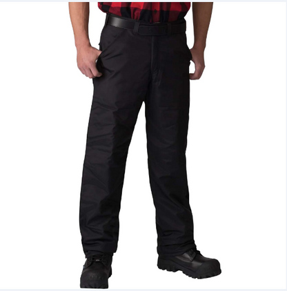 BIG BILL® Waterproof Nylon Pants with Poly-Quilt Liner - Black - 338