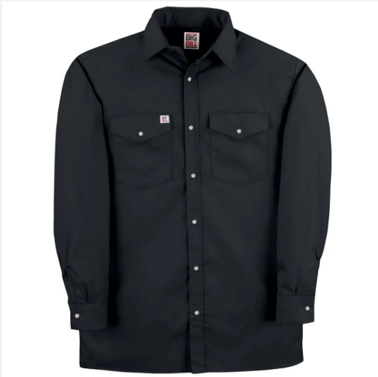 BIG BILL® Premium Long-Sleeve Snap Front Work Shirt - 247