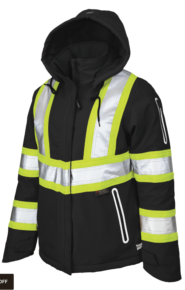 TOUGH DUCK   - WOMEN’S INSULATED TOUGH FLEX SAFETY JACKET - SJ41