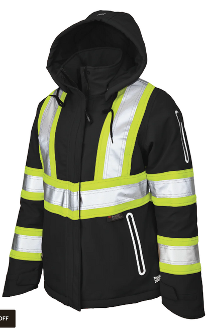 TOUGH DUCK   - WOMEN’S INSULATED TOUGH FLEX SAFETY JACKET - SJ41