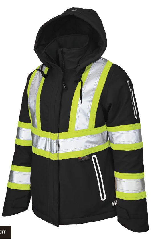 TOUGH DUCK   - WOMEN’S INSULATED TOUGH FLEX SAFETY JACKET - SJ41
