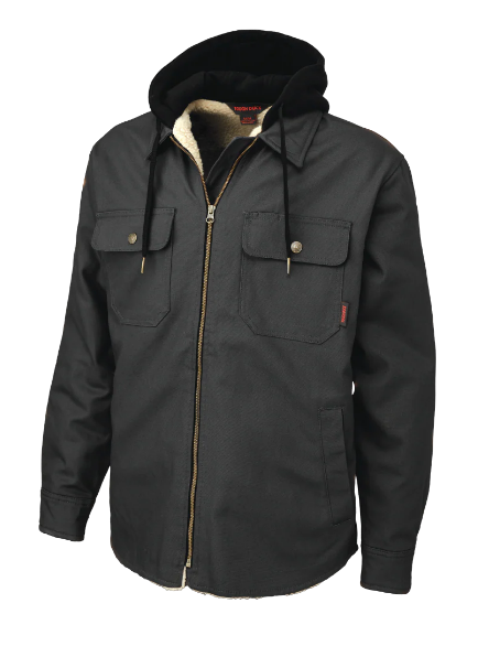 TOUGH DUCK  WS03 - SHERPA-LINED DUCK JAC-SHIRT - WS03