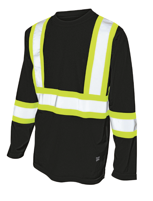 TOUGH DUCK MICRO MESH LONG-SLEEVE SAFETY T-SHIRT - ST10