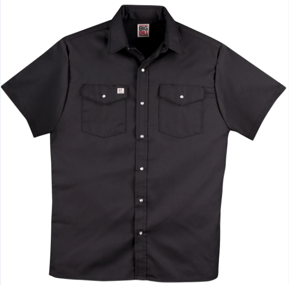 BIG BILL® Premium Short-Sleeve Snap Front Work Shirt - 237