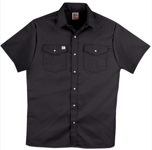 BIG BILL® Premium Short-Sleeve Snap Front Work Shirt - 237