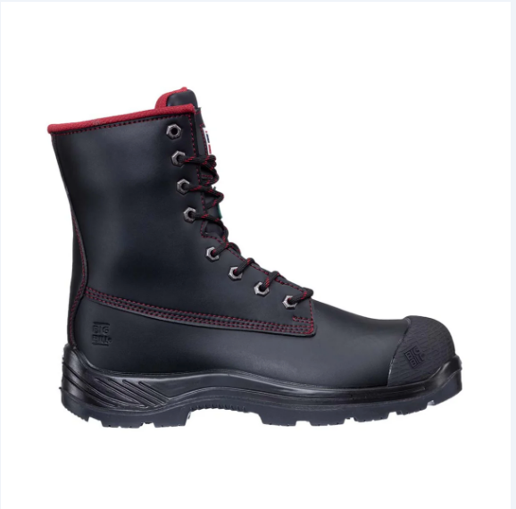 Big Bill® Big Red Microfiber Work Boots 8" - Black - BB4002
