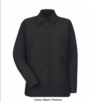 RED KAP® INDUSTRIAL LONG SLEEVE LADIES' WORK SHIRT - SP13