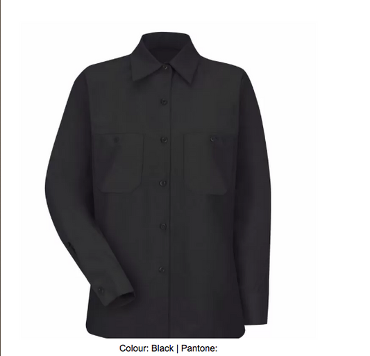 RED KAP® INDUSTRIAL LONG SLEEVE LADIES' WORK SHIRT - SP13