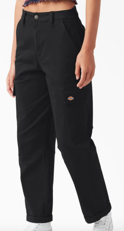 Dickies Women's Relaxed Fit Cropped Cargo Pants