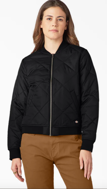 Dickies Women's Quilted Bomber Jacket