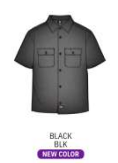 Dickies Worn In Lightweight Solid Work Shirt - A8DLK