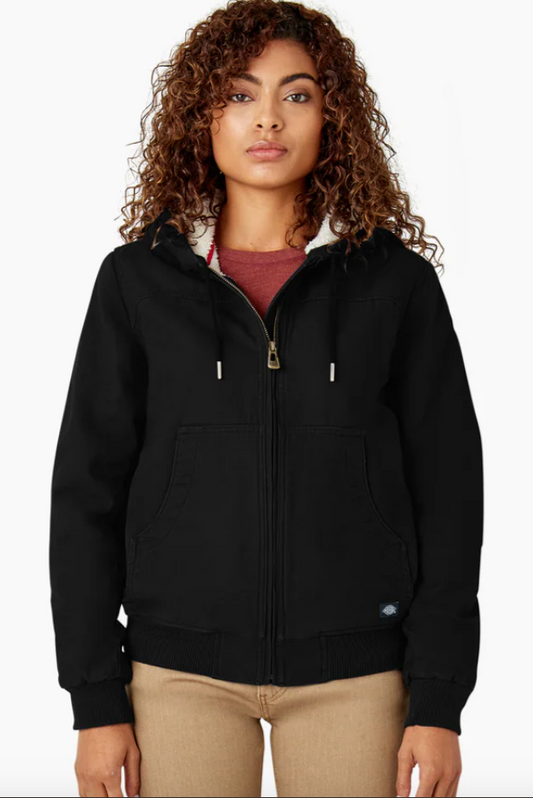 Dickies Women's Fleece Lined Duck Canvas Jacket