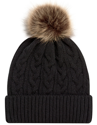 Acrylic - Cuff Toque (Faux Fur Pom Pom 12cm, Women’s) - 9L594L