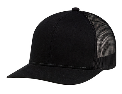 AJM International Deluxe Chino Twill / Polyester Mesh Cap - 8E019M