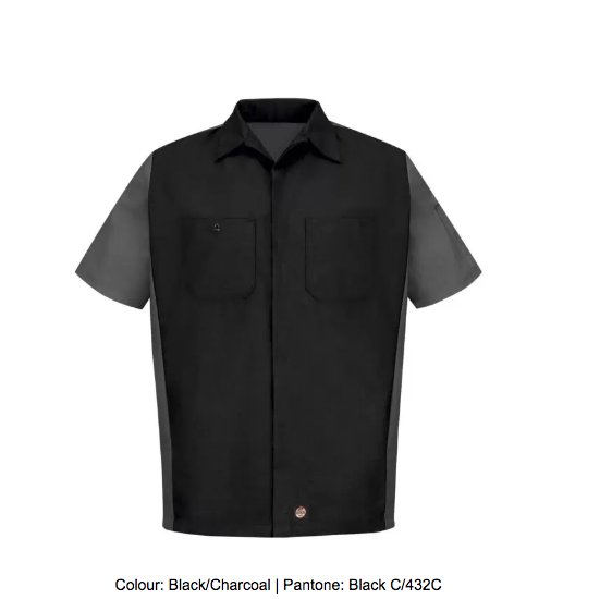 RED KAP® SHORT SLEEVE WOVEN CREW SHIRT - SY20