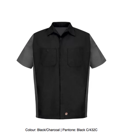RED KAP® SHORT SLEEVE WOVEN CREW SHIRT - SY20
