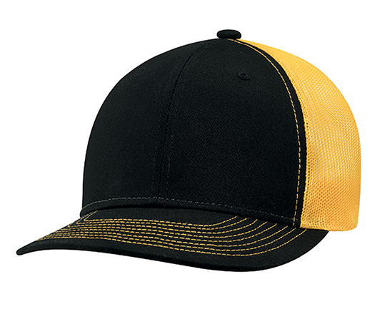 AJM International Deluxe Chino Twill / Polyester Mesh Cap - 8E019M