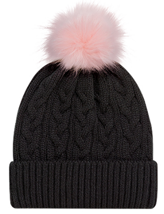 Acrylic - Cuff Toque (Faux Fur Pom Pom 12cm, Women’s) - 9L594L