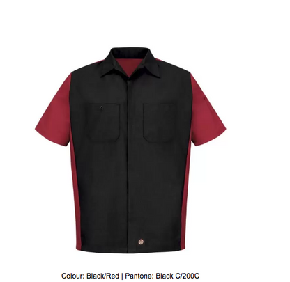 RED KAP® SHORT SLEEVE WOVEN CREW SHIRT - SY20
