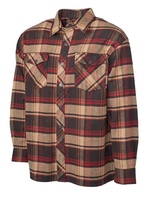 TOUGH DUCK HEAVY FLANNEL OVERSHIRT - WS04