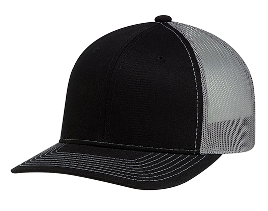 AJM International Deluxe Chino Twill / Polyester Mesh Cap - 8E019M