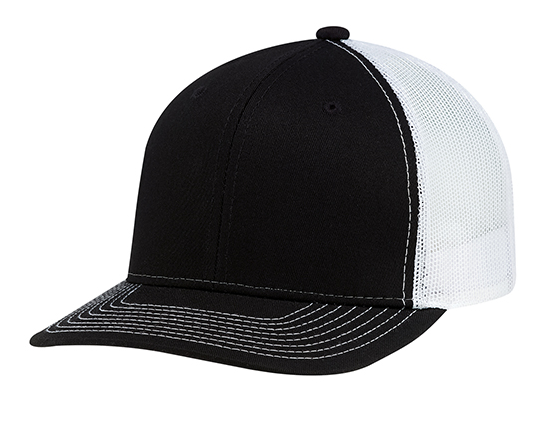 AJM International Deluxe Chino Twill / Polyester Mesh Cap - 8E019M