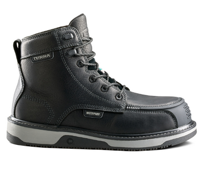 Men's Terra Ironstone 6" Waterproof Composite Toe Safety Work Boot - 839GBK/839GDB