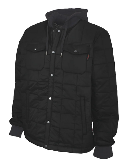 TOUGH DUCK HOODED FREEZER JACKET WITH PRIMALOFT® INSULATION - WJ38