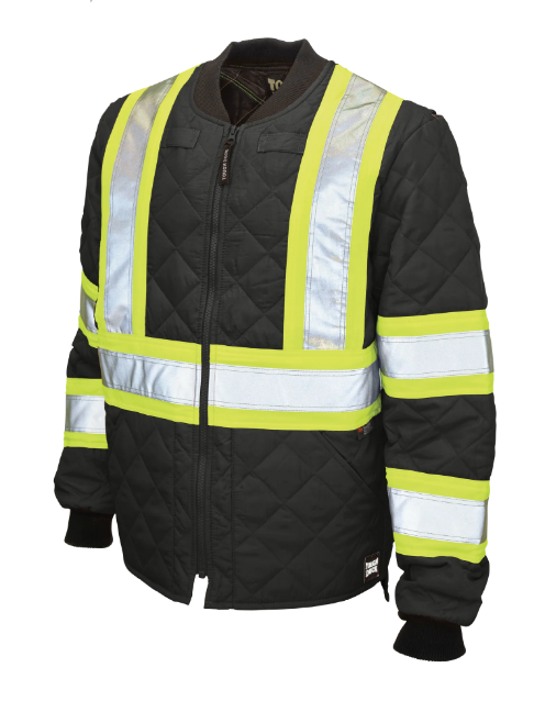 TOUGH DUCK QUILTED SAFETY FREEZER JACKET - S432