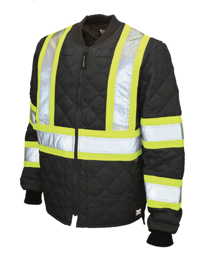 TOUGH DUCK QUILTED SAFETY FREEZER JACKET - S432