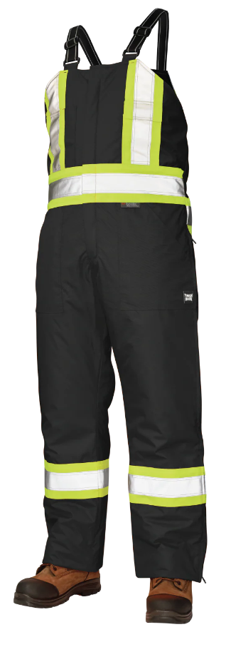 TOUGH DUCK POLY OXFORD INSULATED SAFETY BIB OVERALL -  S798