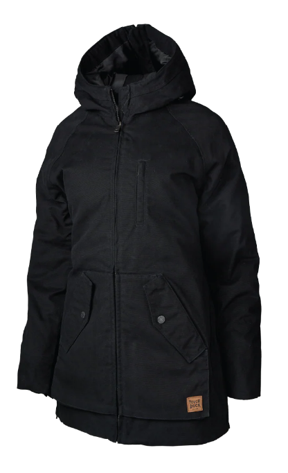 TOUGH DUCK WOMEN'S LINED DUCK PARKA WITH CONVERTIBLE HOOD - WJ48