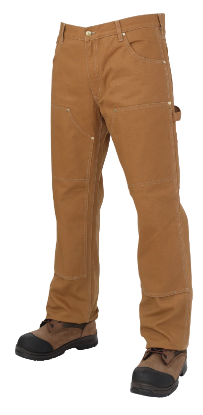 TOUGH DUCK LOOSE-FIT WASHED DUCK DOUBLE FRONT PANT - WP03
