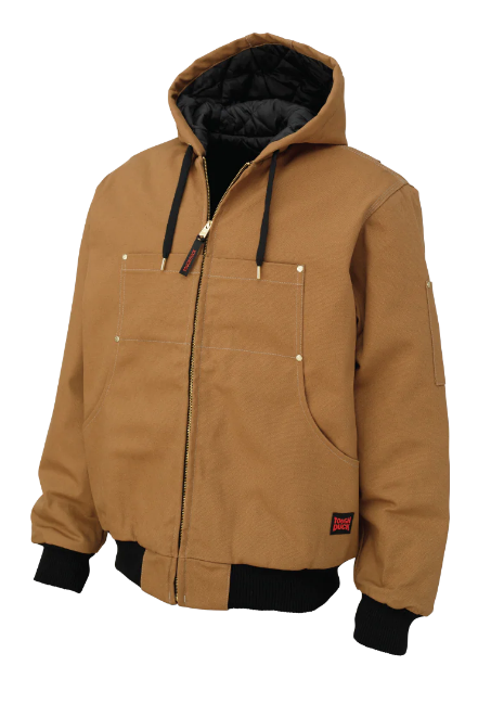 TOUGH DUCK DUCK CLASSIC HOODED BOMBER JACKET - WJ30