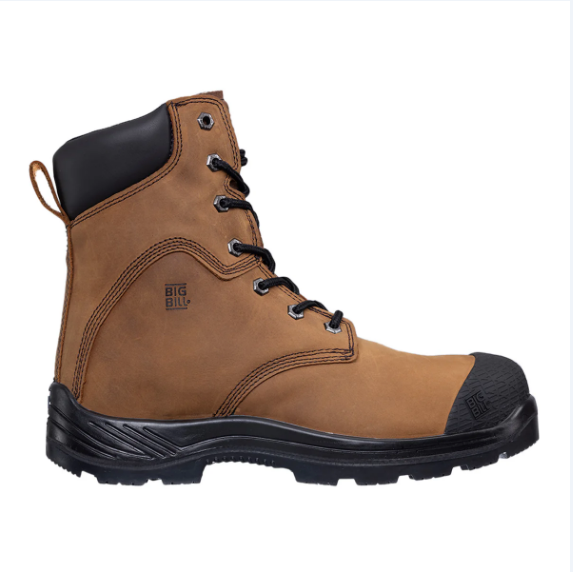 Big Bill®   Traction 360 8" Steel Toe Work Boots - Brown - BB6320