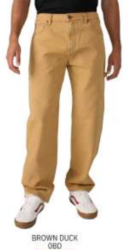 Dickies Worn In Relaxed Carpenter Duck Pant - A88NC